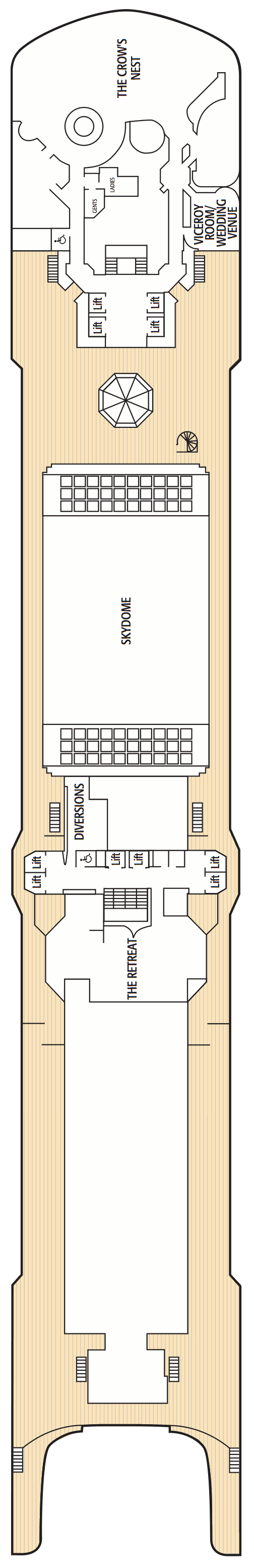 Arcadia Deck Plans