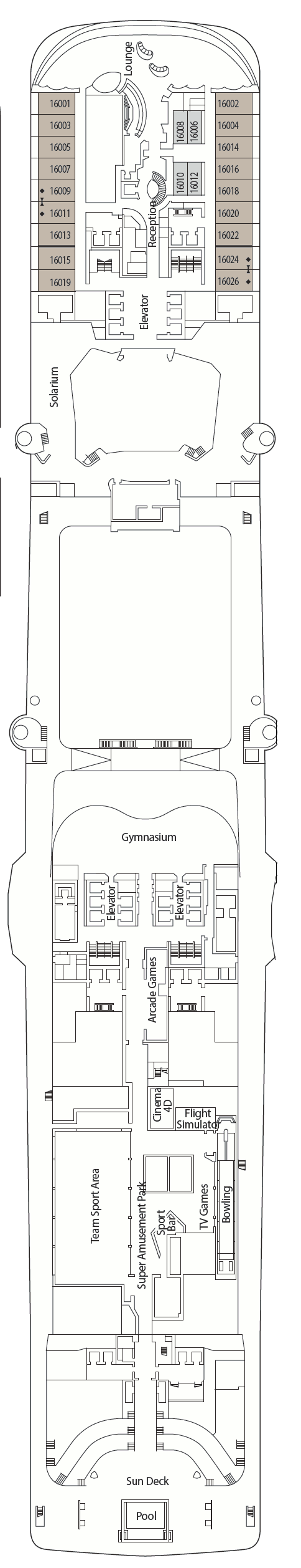 MSC Meraviglia Deck Plans - Cruiseline.com