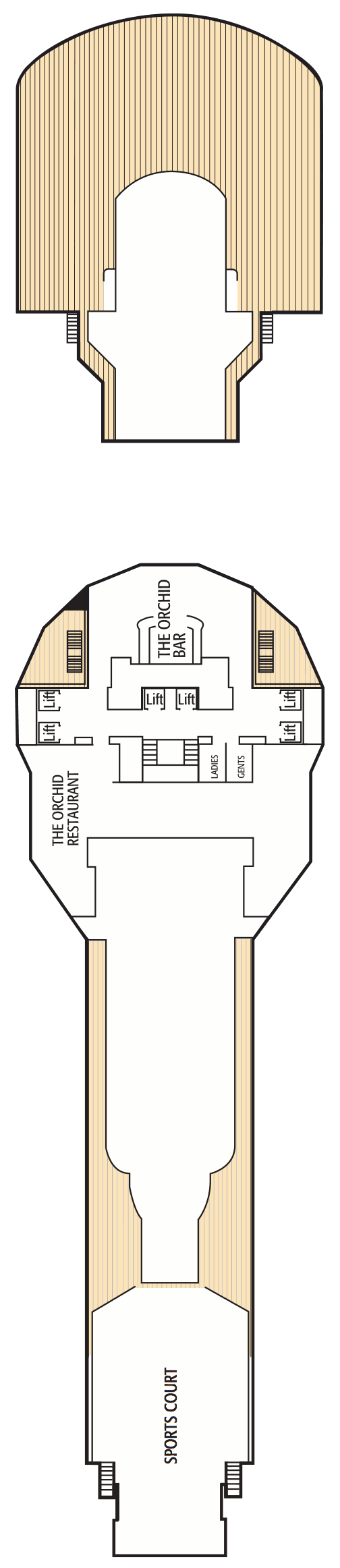 Arcadia Deck Plans