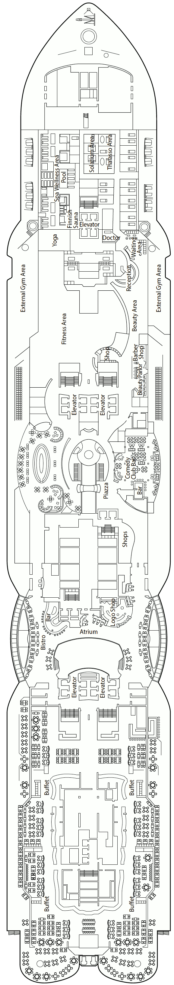 Msc Seaside Deck Plans