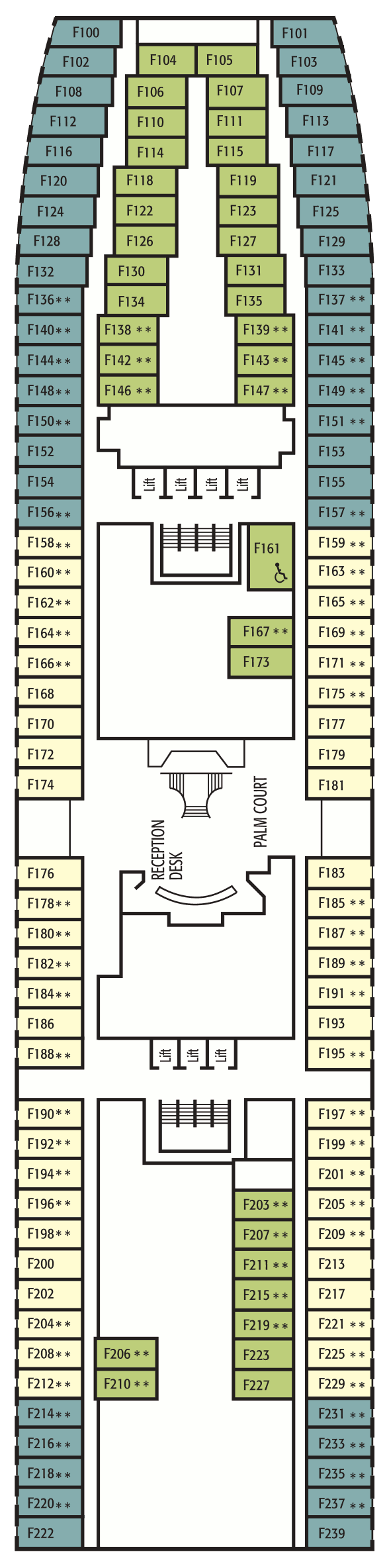 Aurora Deck Plans - Cruiseline.com