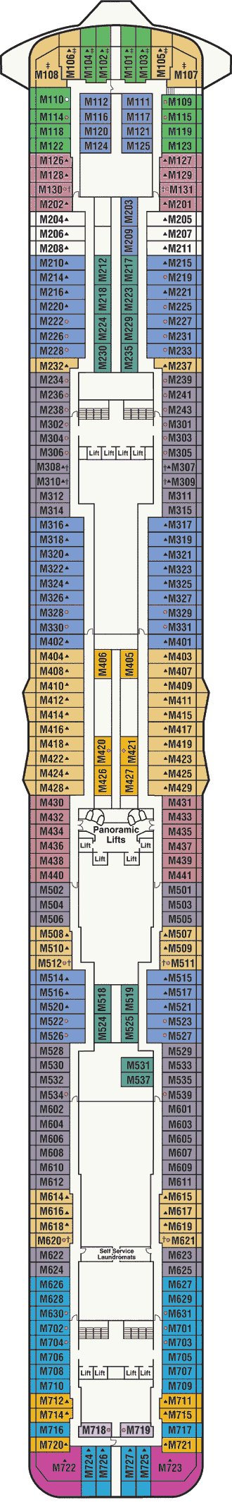 Majestic Princess Deck Plans - Cruiseline.com