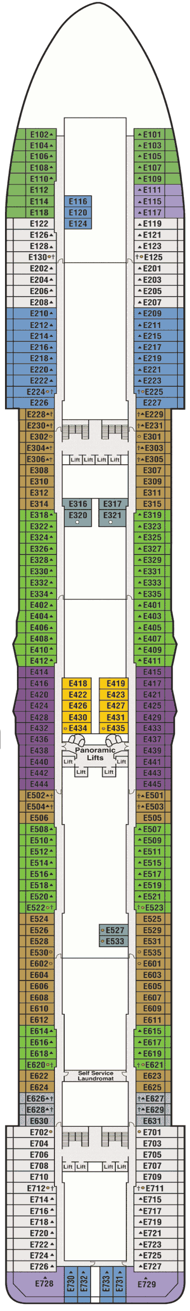 Majestic Princess Deck Plans Cruiseline Com