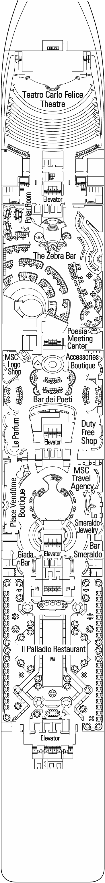 MSC Poesia BOCCACCIO DECK