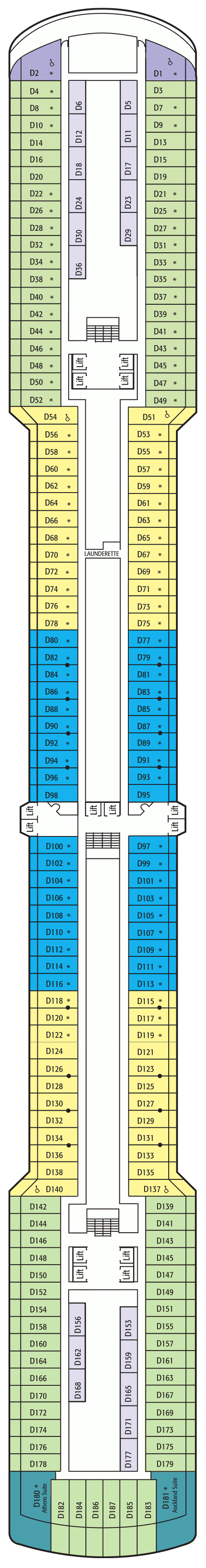 Arcadia Deck Plans - Cruiseline.com