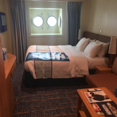 Inside Cabin 2221 on Carnival Horizon, Category PC